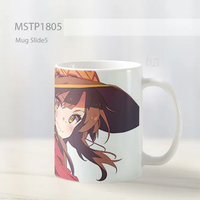 Megumin Tersenyum Penyihir Mug MSTP1805 - All-side / Desain