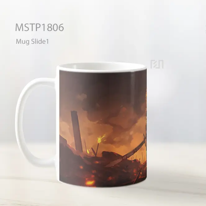 Meliodas Pedang Api Iblis Mug MSTP1806 - All-side / Desain