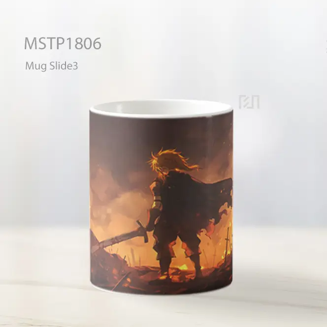 Meliodas Pedang Api Iblis Mug MSTP1806 - All-side / Desain