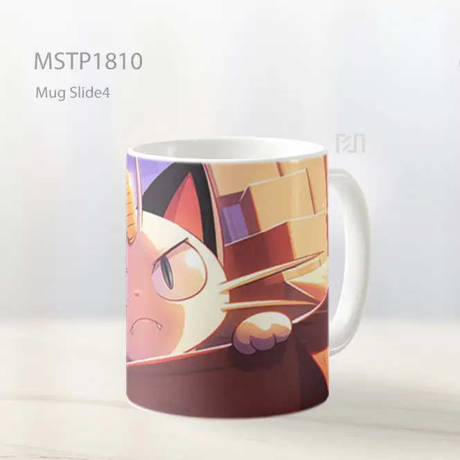 Meowth Kotak Marah Pokemon Mug MSTP1810