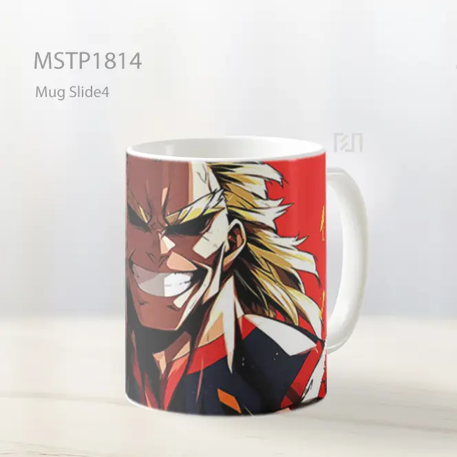 Mha All Might Anime Merah Mug MSTP1814