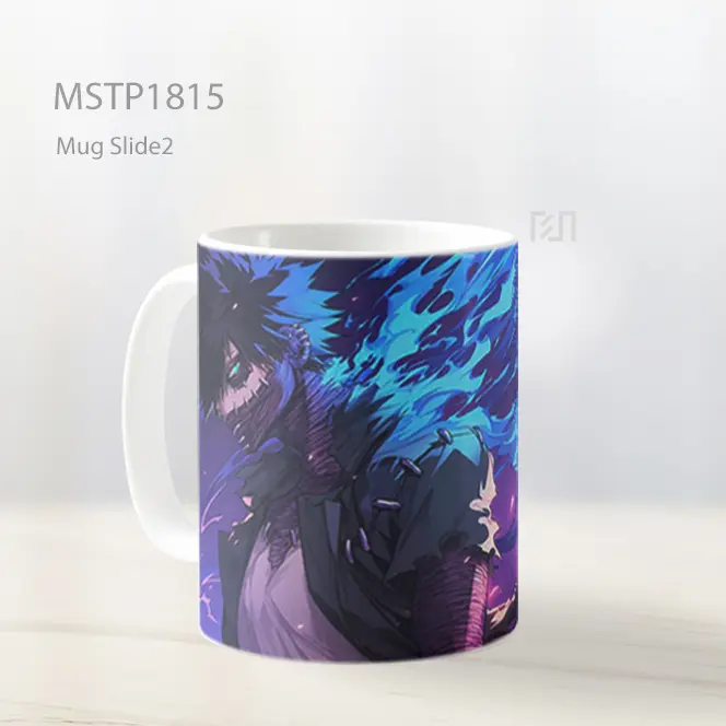 Mha Dabi Anime Ungu Keren Mug MSTP1815 - All-side / Desain