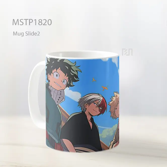Mha Heroes Ensemble Skyline Mug MSTP1820 - All-side / Desain