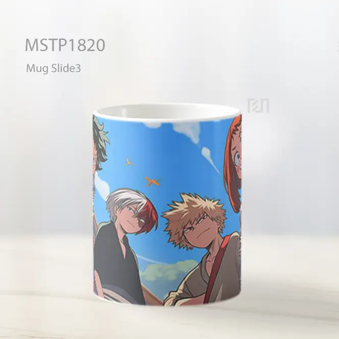 Mha Heroes Ensemble Skyline Mug MSTP1820 - All-side / Desain