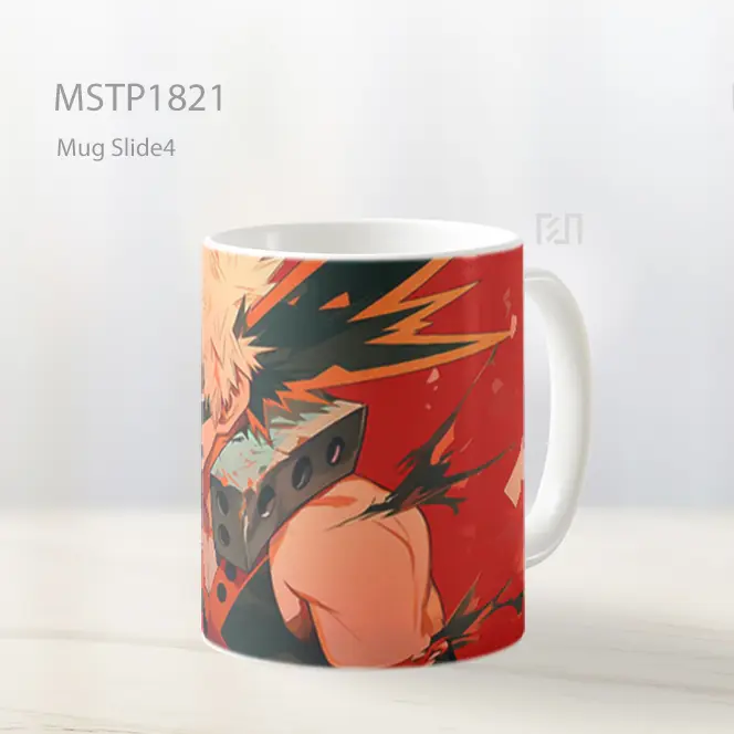 Mha Katsuki Bakugo Merah Mug MSTP1821