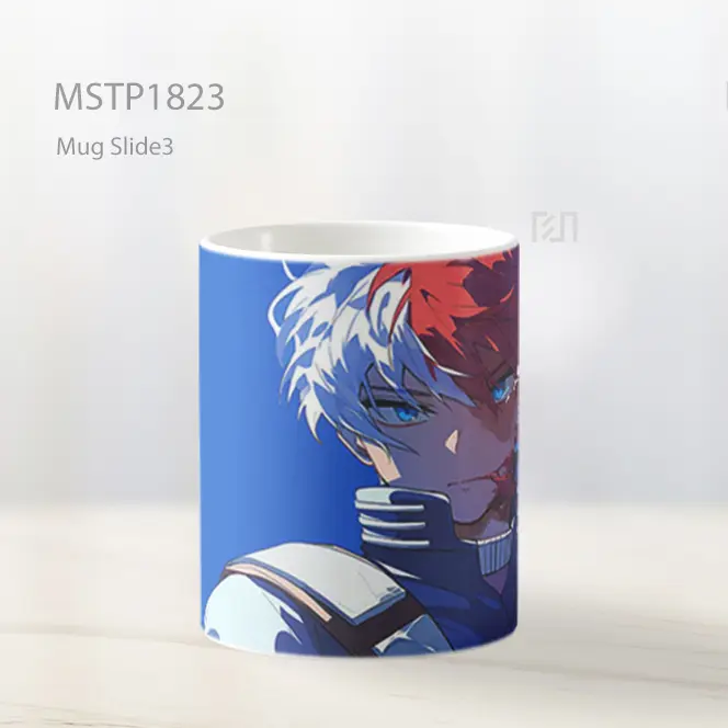 Mha Shoto Todoroki Latar Epik Mug MSTP1823 - All-side / Desain