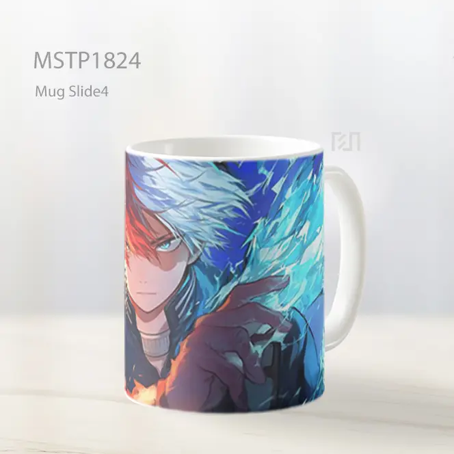 Mha Shoto Todoroki Setengah Dingin Setengah Panas Mug MSTP1824
