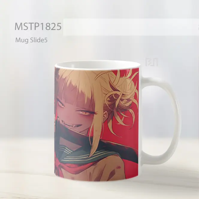 Mha Toga Himiko Katana Merah Mug MSTP1825 - All-side / Desain
