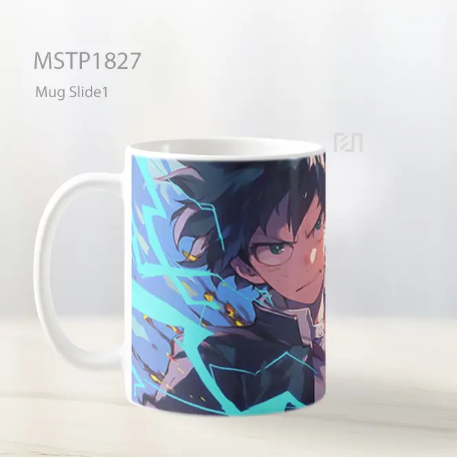 Midoriya My Hero Academia Aksi Mug MSTP1827 - All-side / Desain