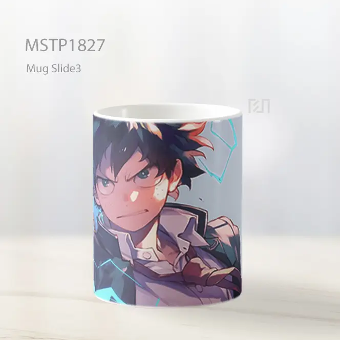 Midoriya My Hero Academia Aksi Mug MSTP1827 - All-side / Desain