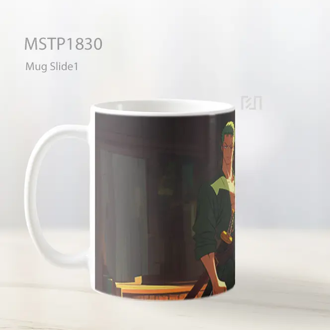 Mighty Roronoa Zoro Mug MSTP1830 - All-side / Desain