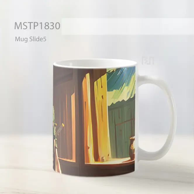Mighty Roronoa Zoro Mug MSTP1830 - All-side / Desain