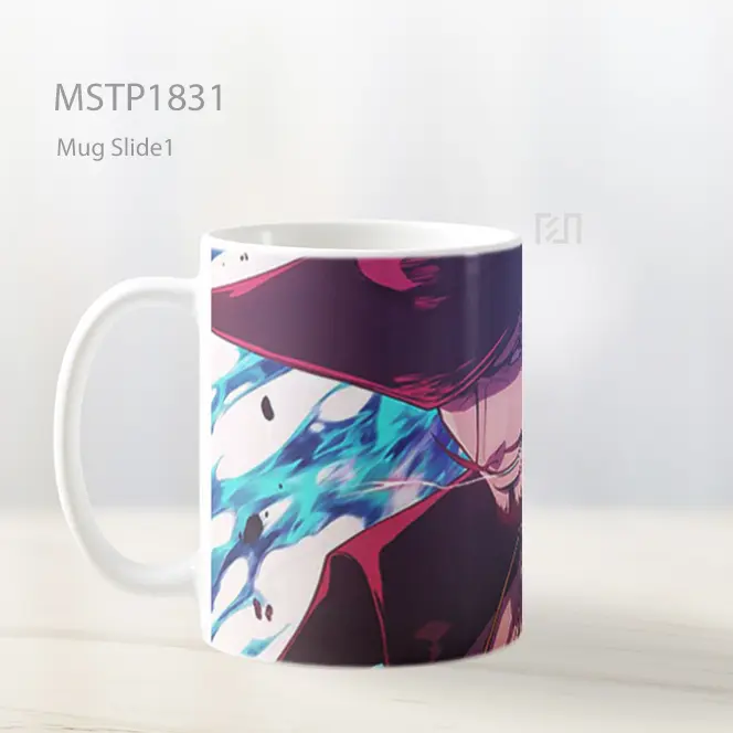 Mihawk One Piece Api Biru Anime Mug MSTP1831 - All-side / Desain