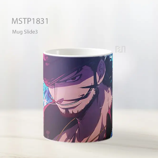 Mihawk One Piece Api Biru Anime Mug MSTP1831 - All-side / Desain