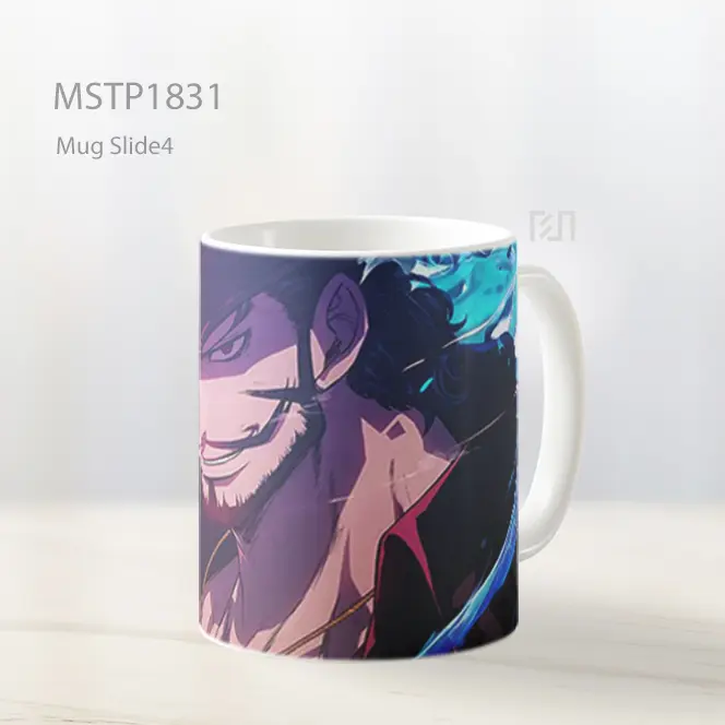 Mihawk One Piece Api Biru Anime Mug MSTP1831