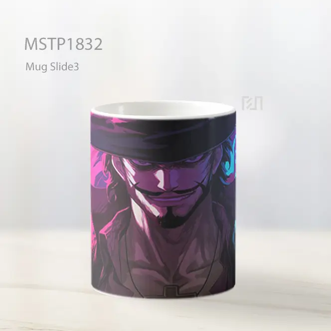 Mihawk One Piece Mata Elang Mug MSTP1832 - All-side / Desain