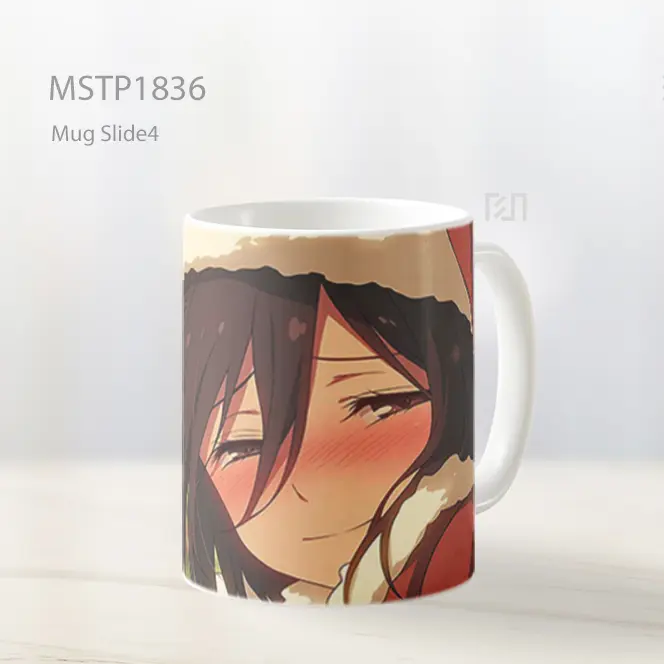 Mikasa Ackerman Cozy Natal Blush Mug MSTP1836