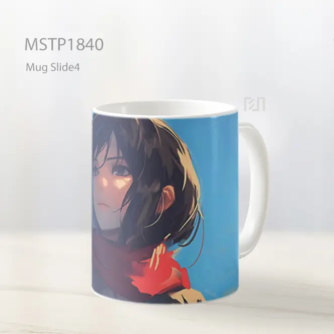 Mikasa Ackerman Syal Merah Mug MSTP1840