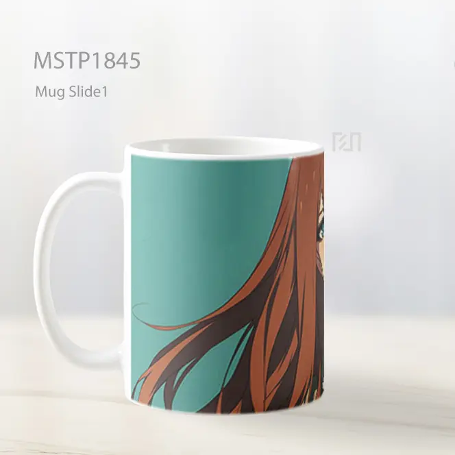 Mikase Kurisu Potret Estetika Mug MSTP1845 - All-side / Desain
