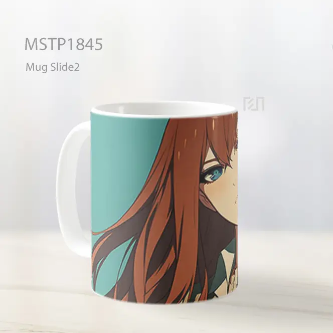 Mikase Kurisu Potret Estetika Mug MSTP1845 - All-side / Desain