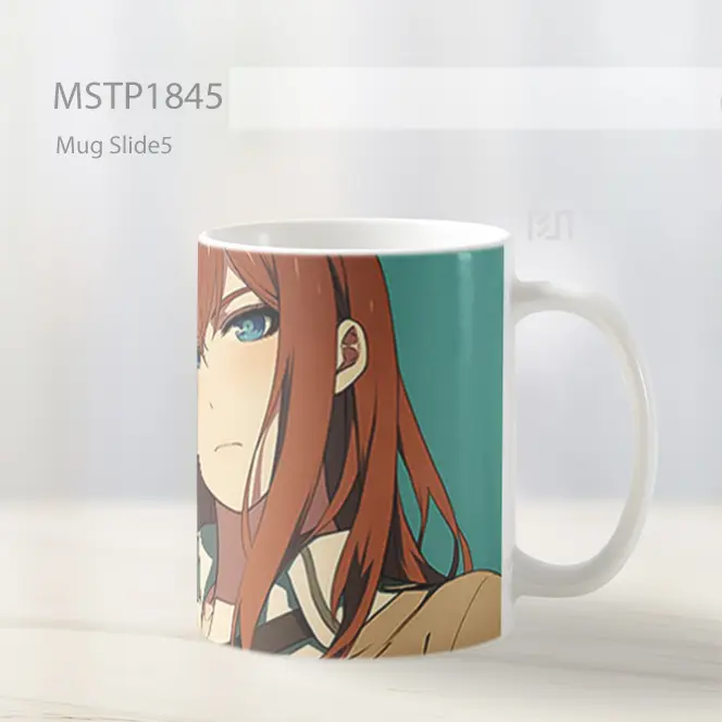Mikase Kurisu Potret Estetika Mug MSTP1845 - All-side / Desain