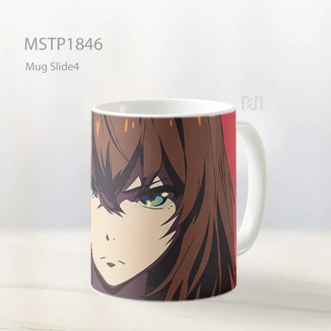 Mikase Kurisu Tampang Serius Anime Mug MSTP1846