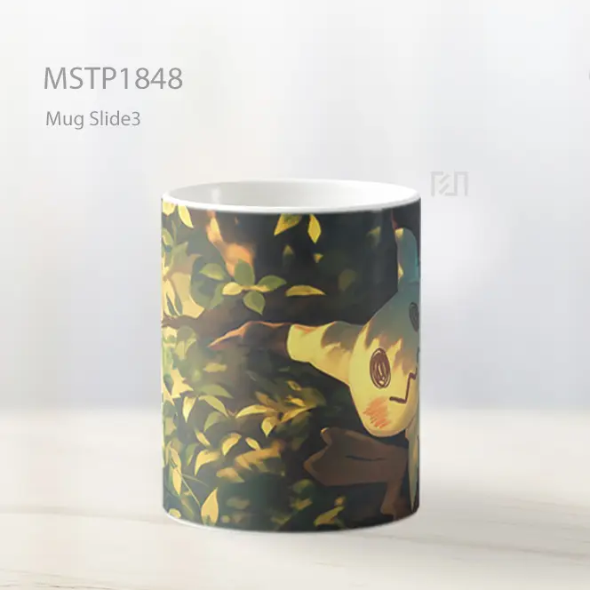 Mimikyu Malu Di Balik Pohon Mug MSTP1848 - All-side / Desain