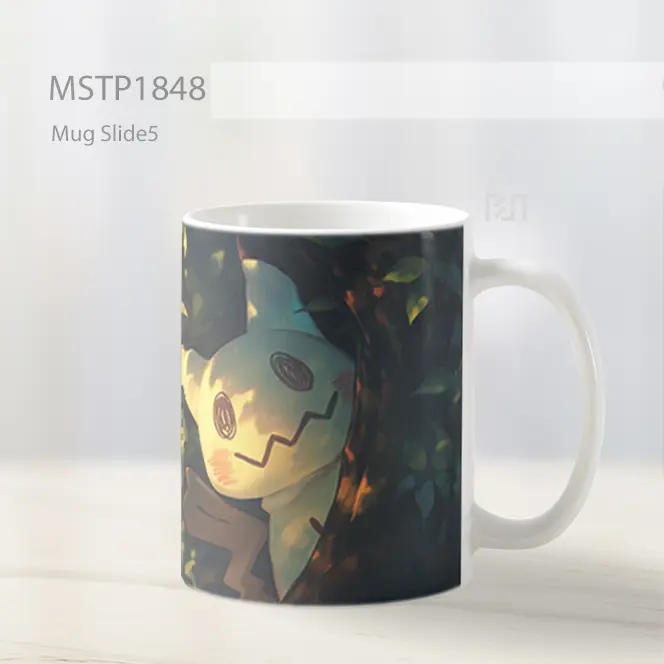 Mimikyu Malu Di Balik Pohon Mug MSTP1848 - All-side / Desain