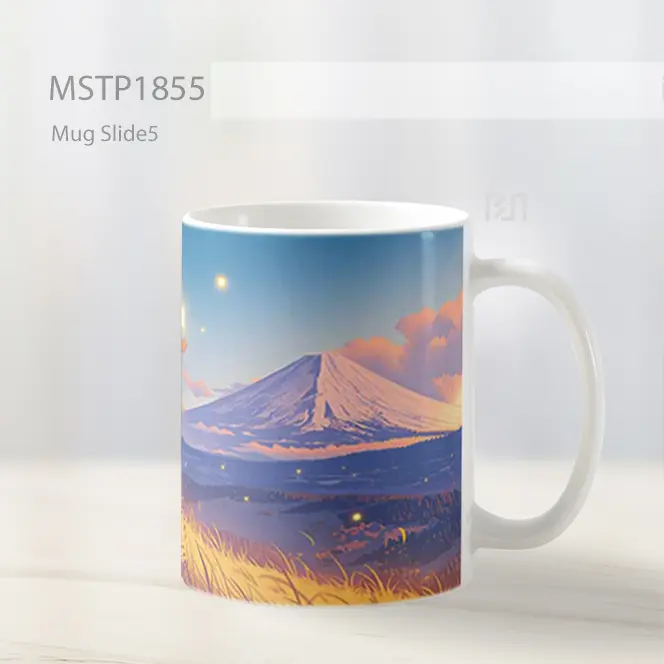Minato Namikaze Gunung Fuji Mug MSTP1855 - All-side / Desain
