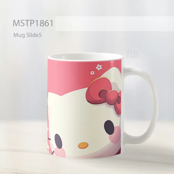 Minimalist Hello Kitty Cute Mug MSTP1861 - All-side / Desain