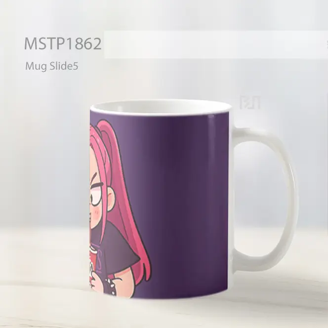 Mira Kpop Demon Hunters Makan Ramen Mug MSTP1862 - All-side / Desain