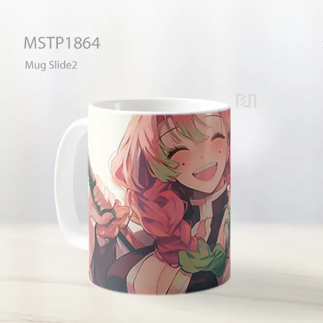 Mitsuri Kanroji Demon Slayer Bahagia Mug MSTP1864 - All-side / Desain