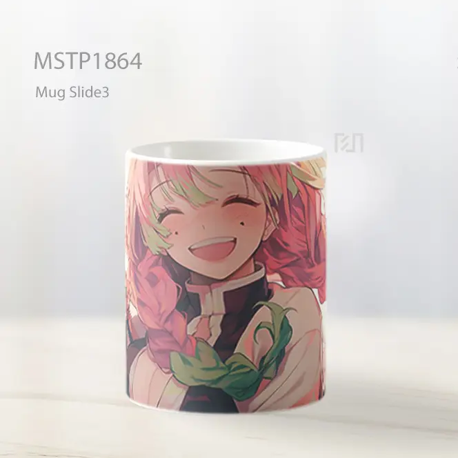 Mitsuri Kanroji Demon Slayer Bahagia Mug MSTP1864 - All-side / Desain