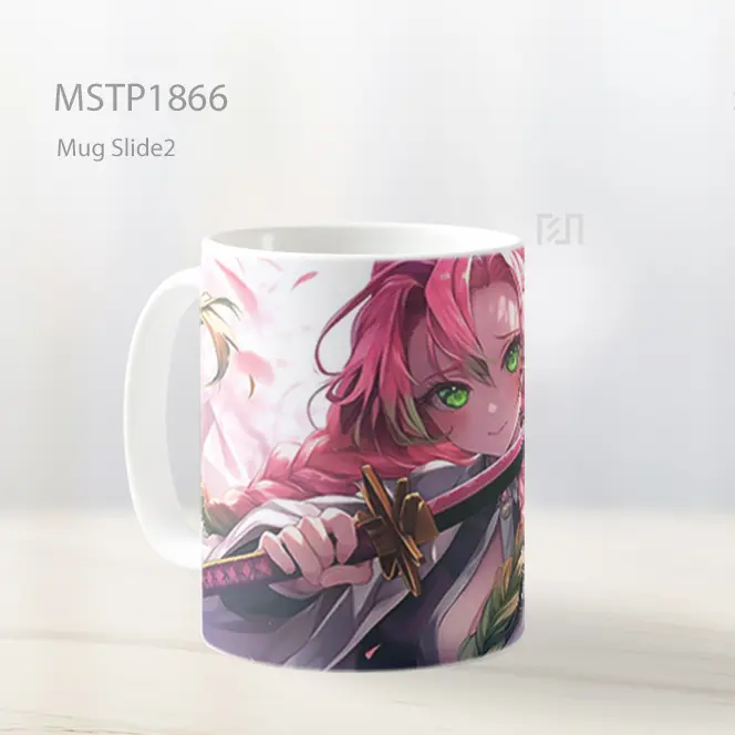 Mitsuri Kanroji Demon Slayer Pedang Pink Mug MSTP1866 - All-side / Desain