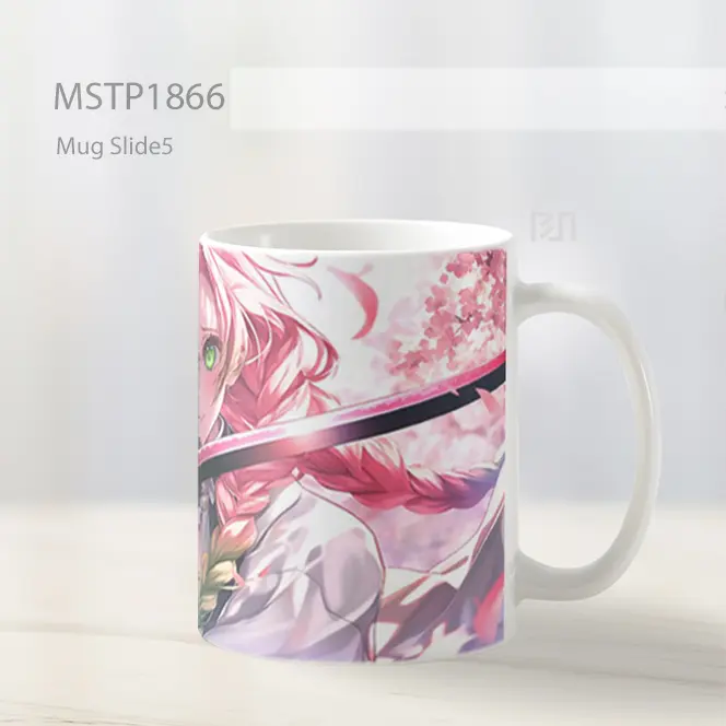 Mitsuri Kanroji Demon Slayer Pedang Pink Mug MSTP1866 - All-side / Desain