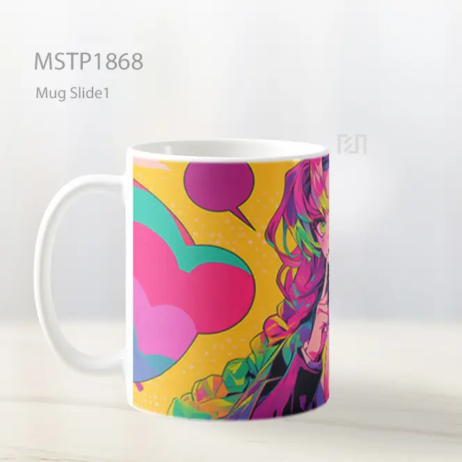 Mitsuri Kanroji Pop Art Anime Cerah Mug MSTP1868 - All-side / Desain