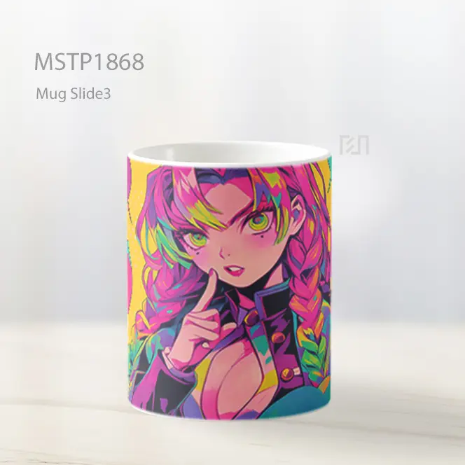 Mitsuri Kanroji Pop Art Anime Cerah Mug MSTP1868 - All-side / Desain