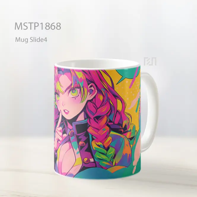 Mitsuri Kanroji Pop Art Anime Cerah Mug MSTP1868