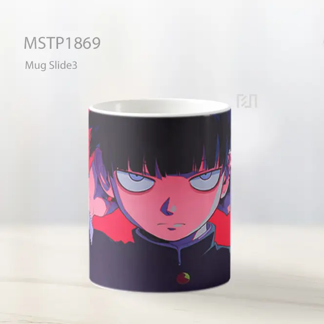Mob Psycho 100 Keren Latar Merah Mug MSTP1869 - All-side / Desain