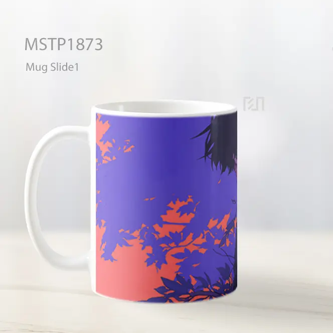 Mob Psycho 100 Shigeo Kageyama Ungu Mug MSTP1873 - All-side / Desain