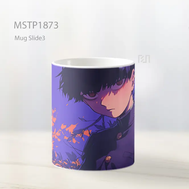 Mob Psycho 100 Shigeo Kageyama Ungu Mug MSTP1873 - All-side / Desain