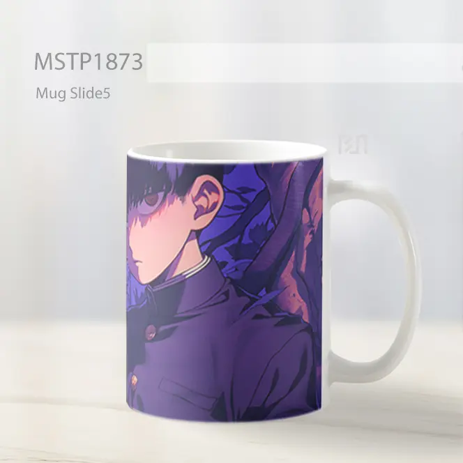 Mob Psycho 100 Shigeo Kageyama Ungu Mug MSTP1873 - All-side / Desain