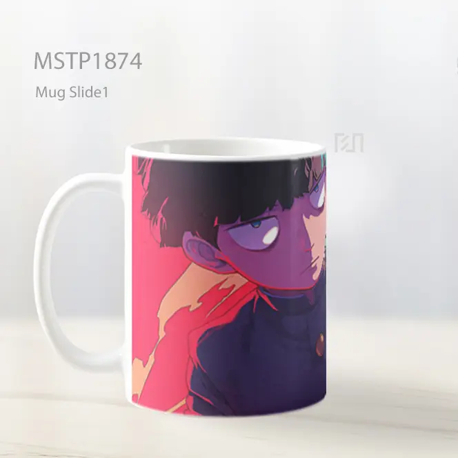 Mob Psycho Energi Merah Mug MSTP1874 - All-side / Desain