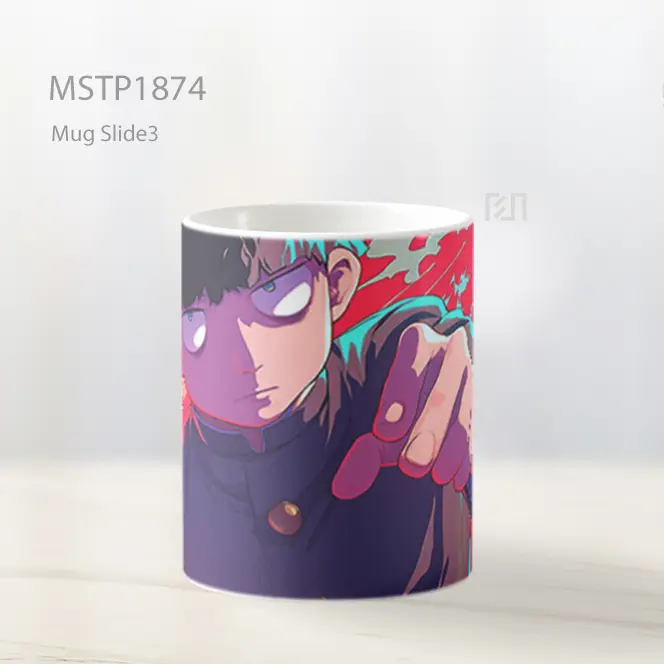 Mob Psycho Energi Merah Mug MSTP1874 - All-side / Desain