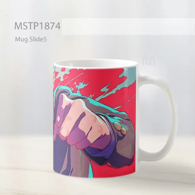 Mob Psycho Energi Merah Mug MSTP1874 - All-side / Desain