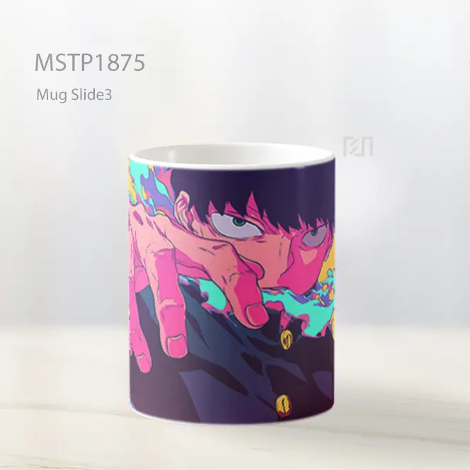 Mob Psycho Ledakan Psikis Berwarna Mug MSTP1875 - All-side / Desain