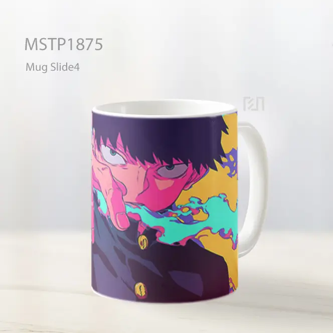 Mob Psycho Ledakan Psikis Berwarna Mug MSTP1875