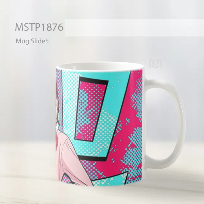 Momo Dandadan Anime Mug MSTP1876 - All-side / Desain
