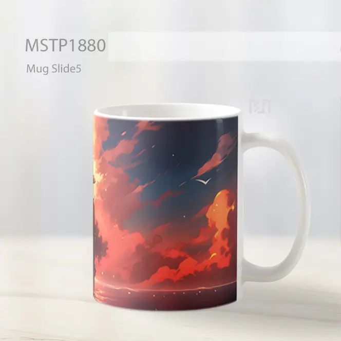 Monkey D Luffy Berdiri Di Air Mug MSTP1880 - All-side / Desain