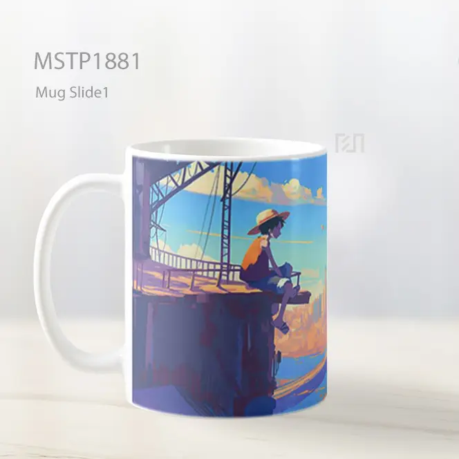 Monkey D Luffy Cityscape View Mug MSTP1881 - All-side / Desain